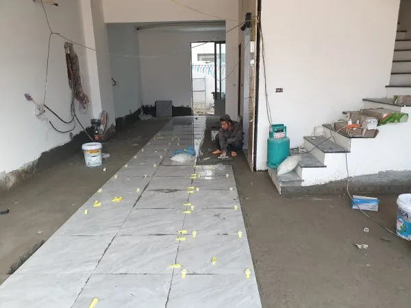 Lát gạch theo trình tự của bản vẽ shop drawing thế kỷ mới