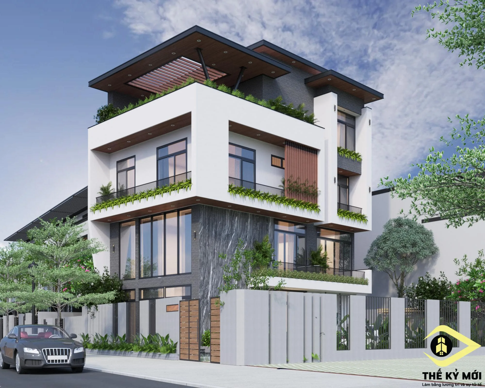 Biệt thự hiện đại do Thế Kỷ Mới thiết kế15
