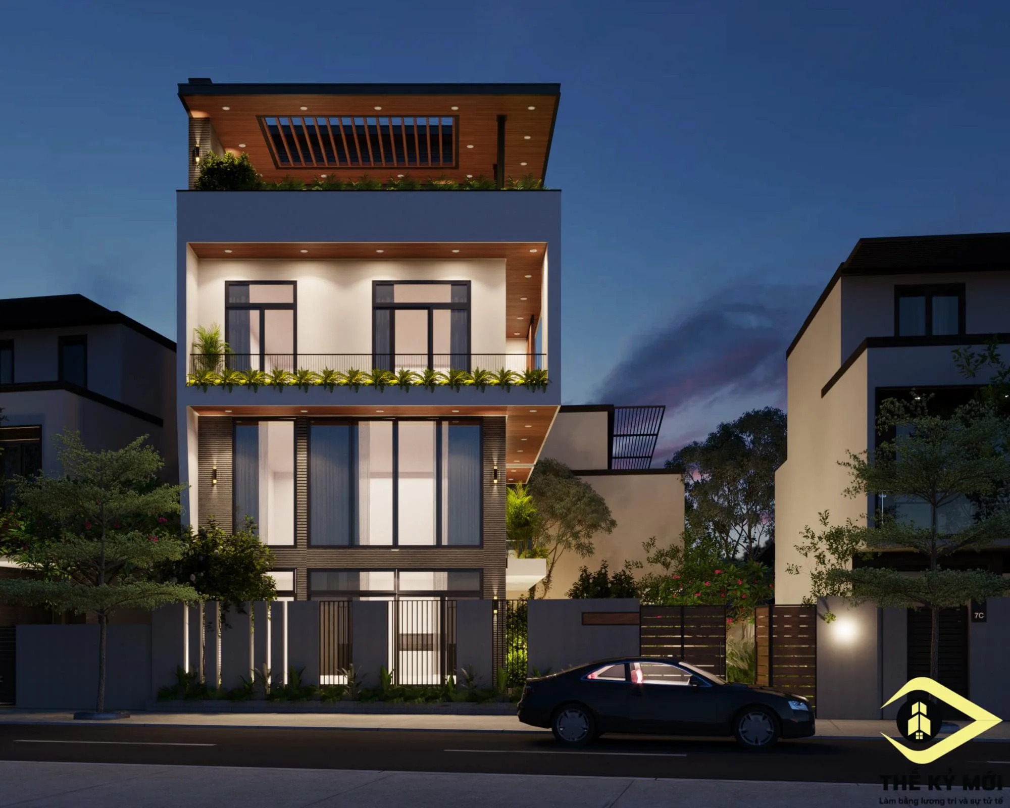Biệt thự hiện đại do Thế Kỷ Mới thiết kế12