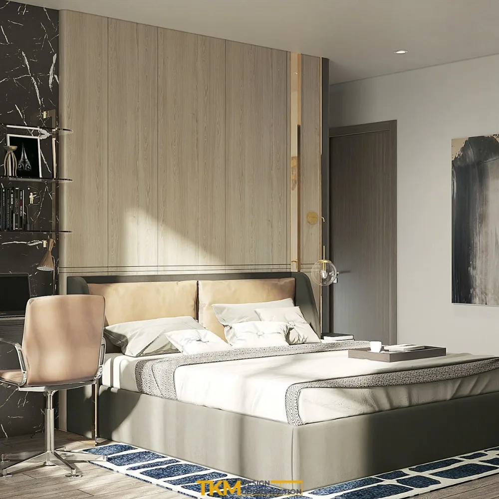Thi công thiết kế nội thất chung cư 3 phòng ngủ21