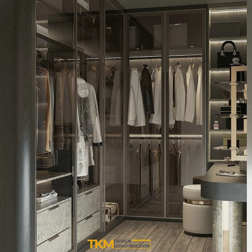 Thi công thiết kế nội thất chung cư 3 phòng ngủ24
