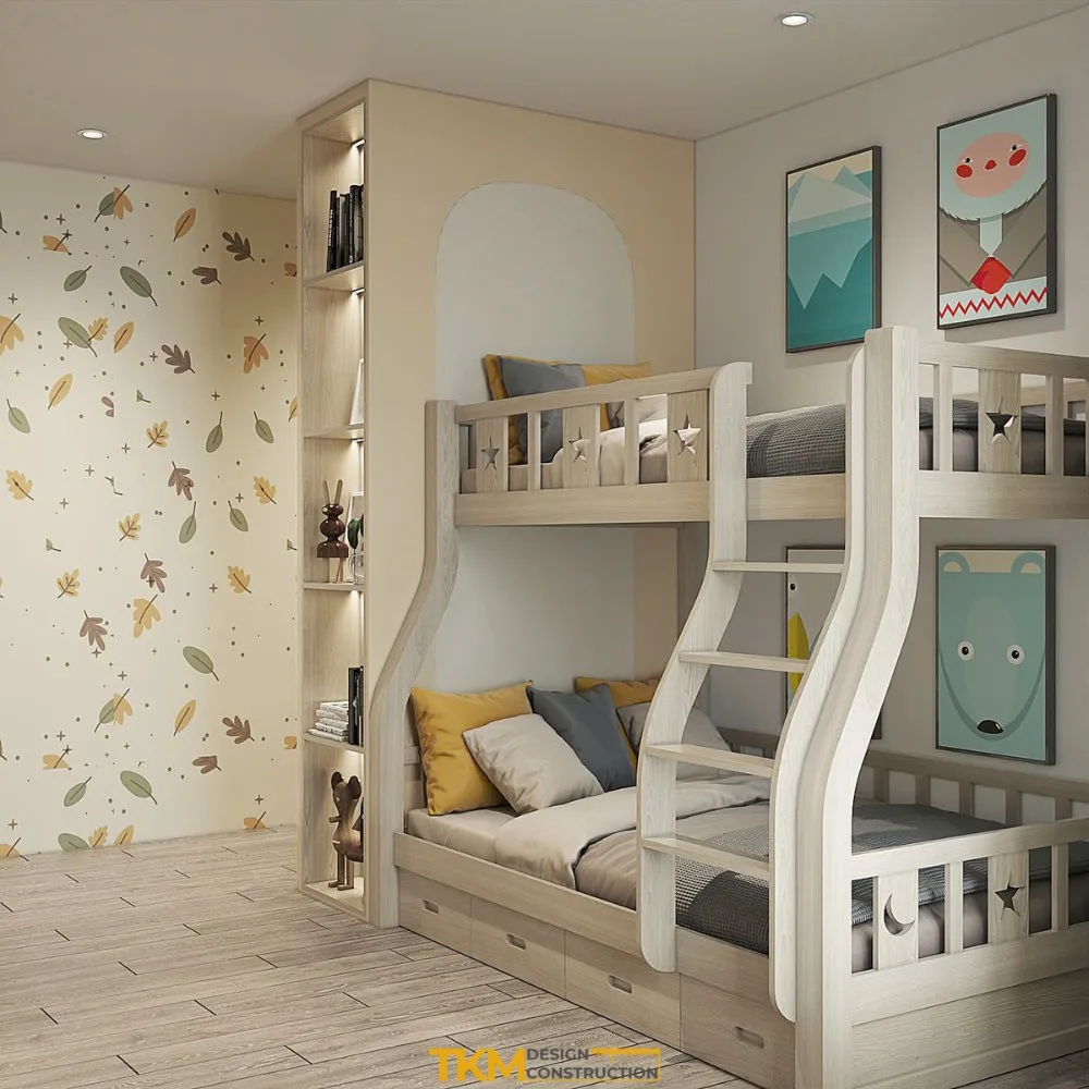 Thi công thiết kế nội thất chung cư 3 phòng ngủ30