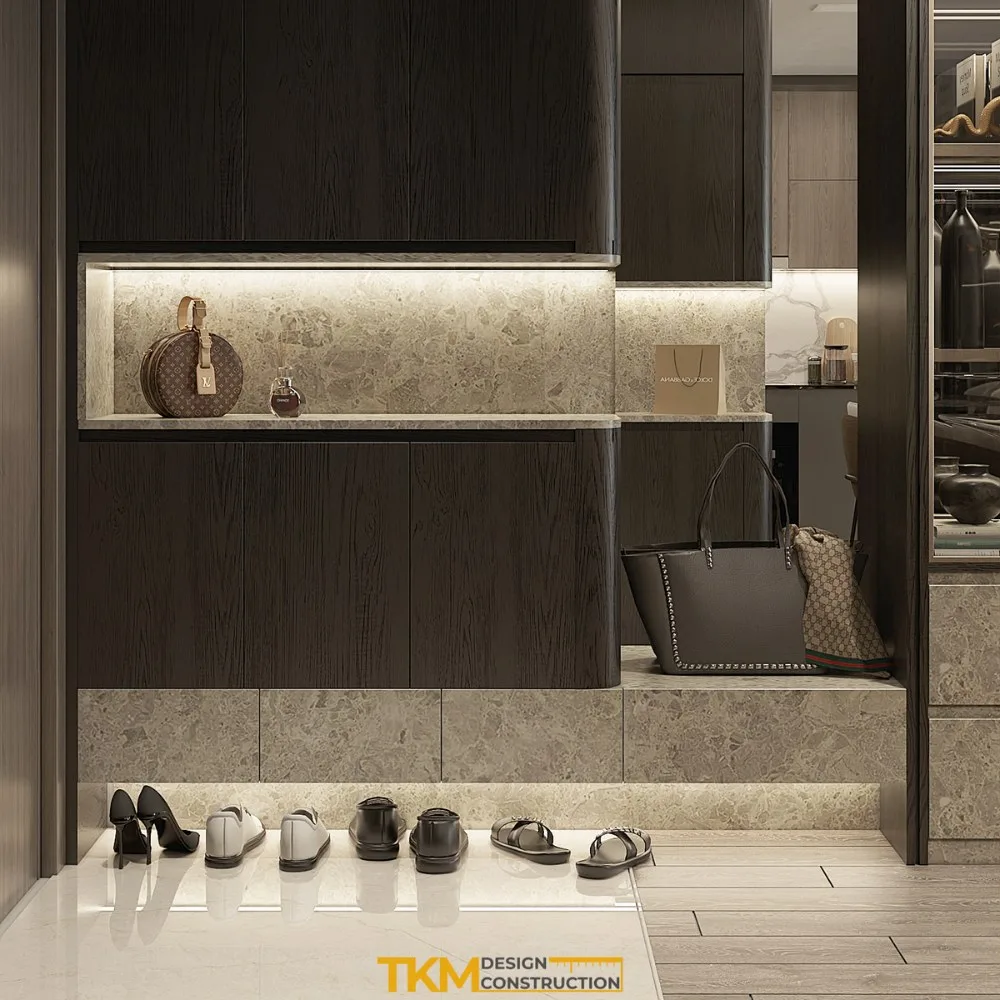 Thi công thiết kế nội thất chung cư 3 phòng ngủ15