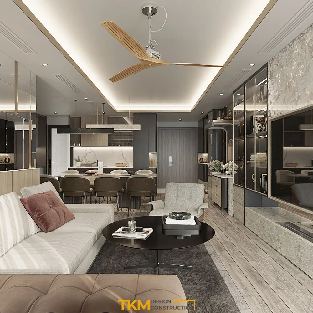 Thi công thiết kế nội thất chung cư 3 phòng ngủ19