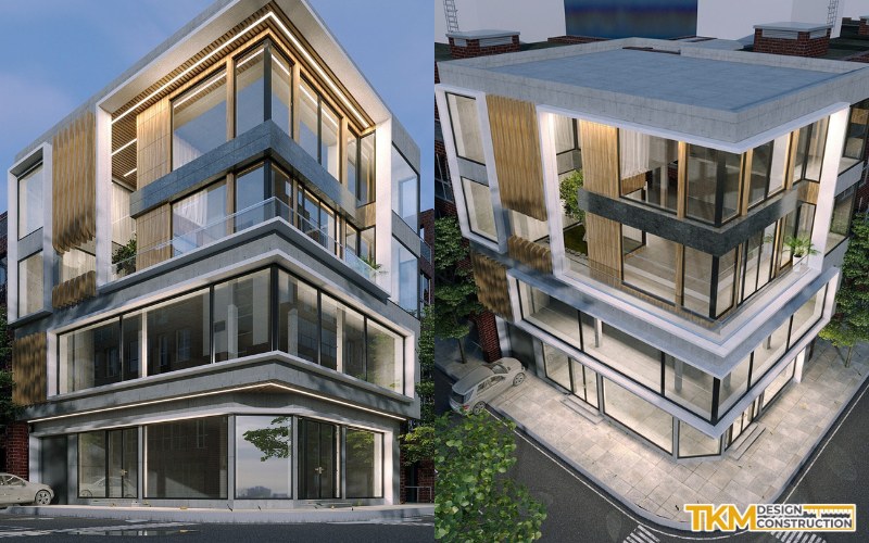 Dự án thi công thiết kế văn phòng kết hợp nhà ở do Thế Kỷ Mới thực hiện