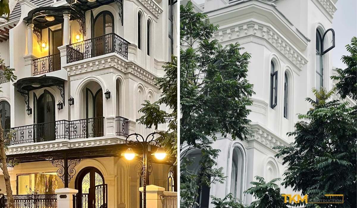 Thiết kế nhà phố mang phong cách tân cổ điển cũng là lựa chọn yêu thích của nhiều chủ đầu tư