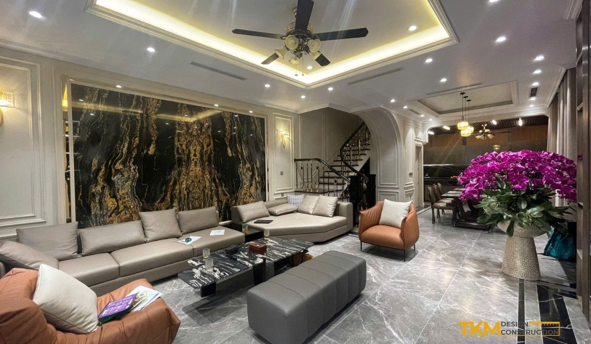 Không gian phòng cách là sự kết hợp Tây - Âu hiện đại