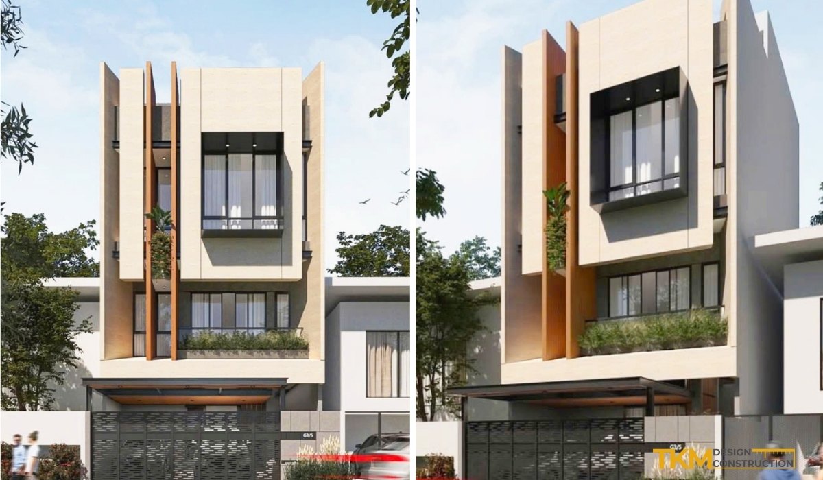 Công trình thiết kế thi công nhà phố do Thế Kỷ Mới thực hiện
