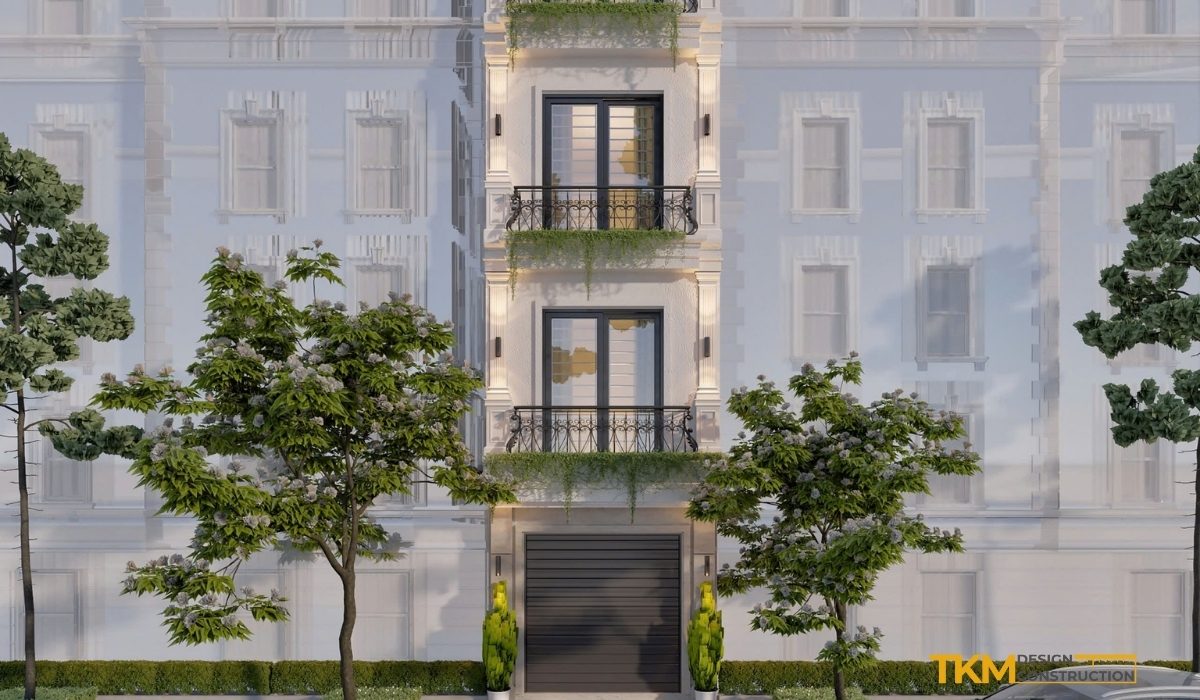 Công trình xây dựng nhà phố Hà Nội -Long Biên