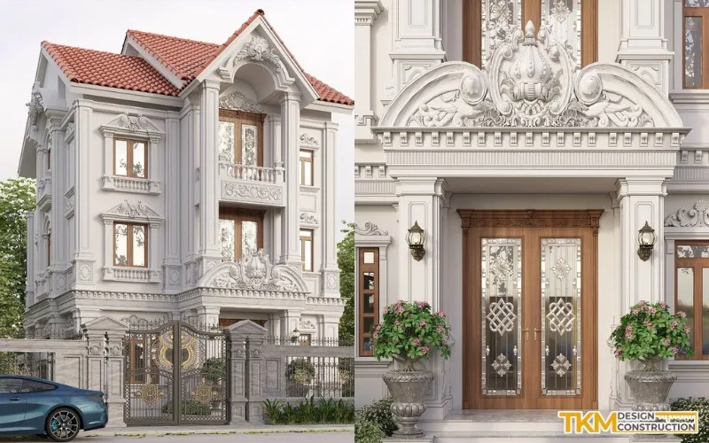 Xây nhà trọn gói tân cổ điển ở Gia Lâm