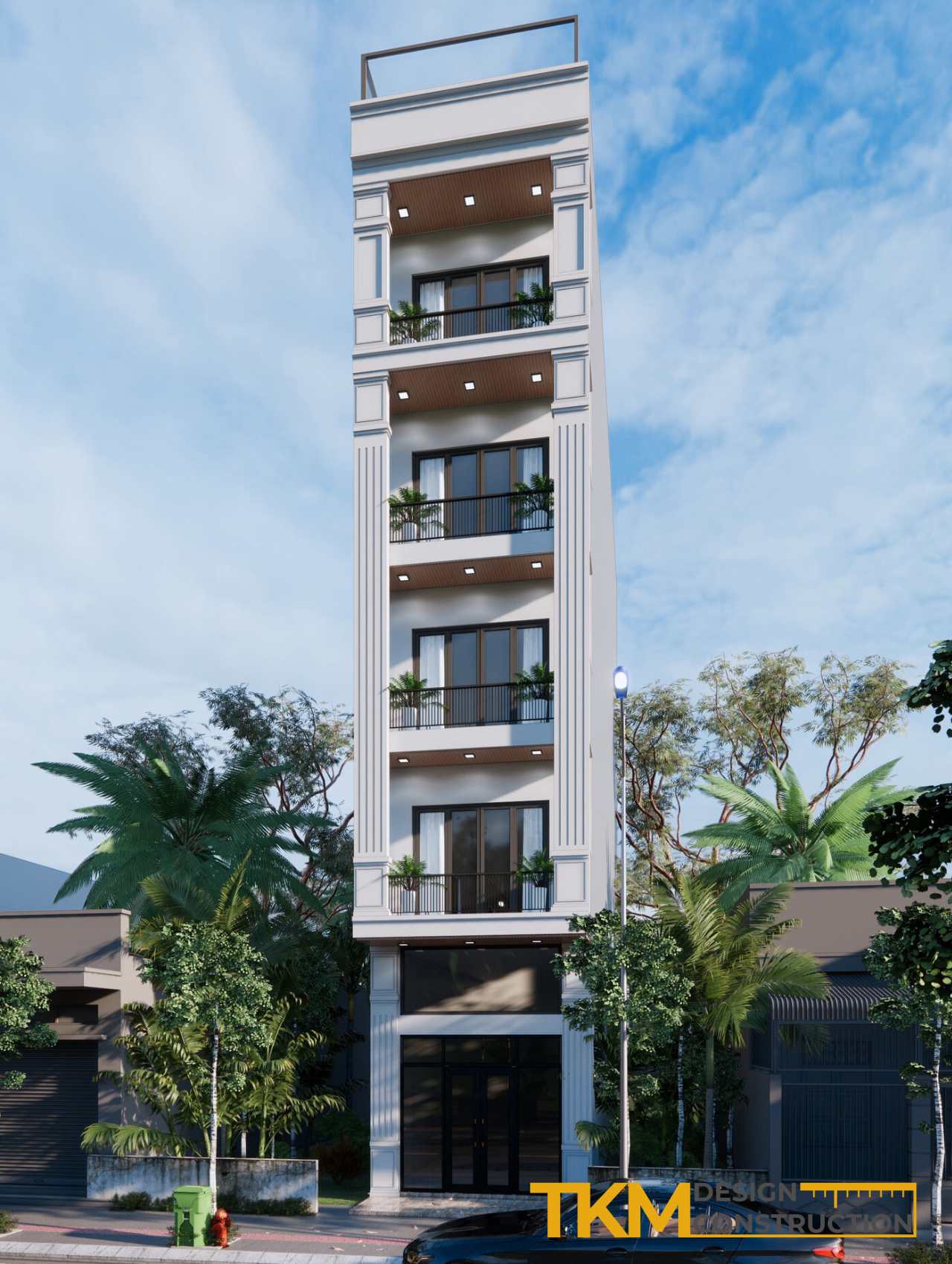 Chọn đơn vị thiết kế chung cư mini 5 tầng uy tín