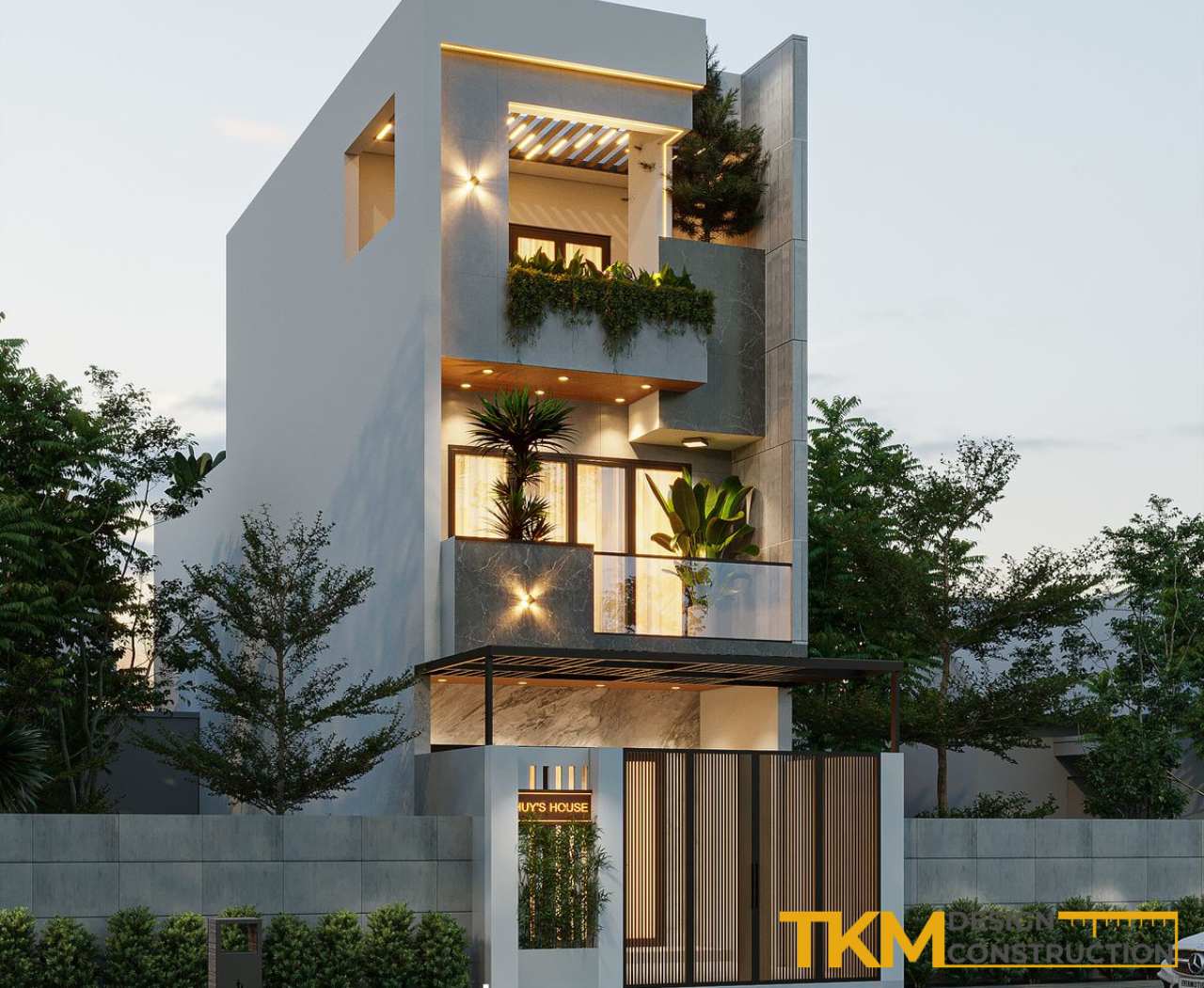 Công năng ảnh hướng tới giá thiết kế nhà phố tại Hà Nội