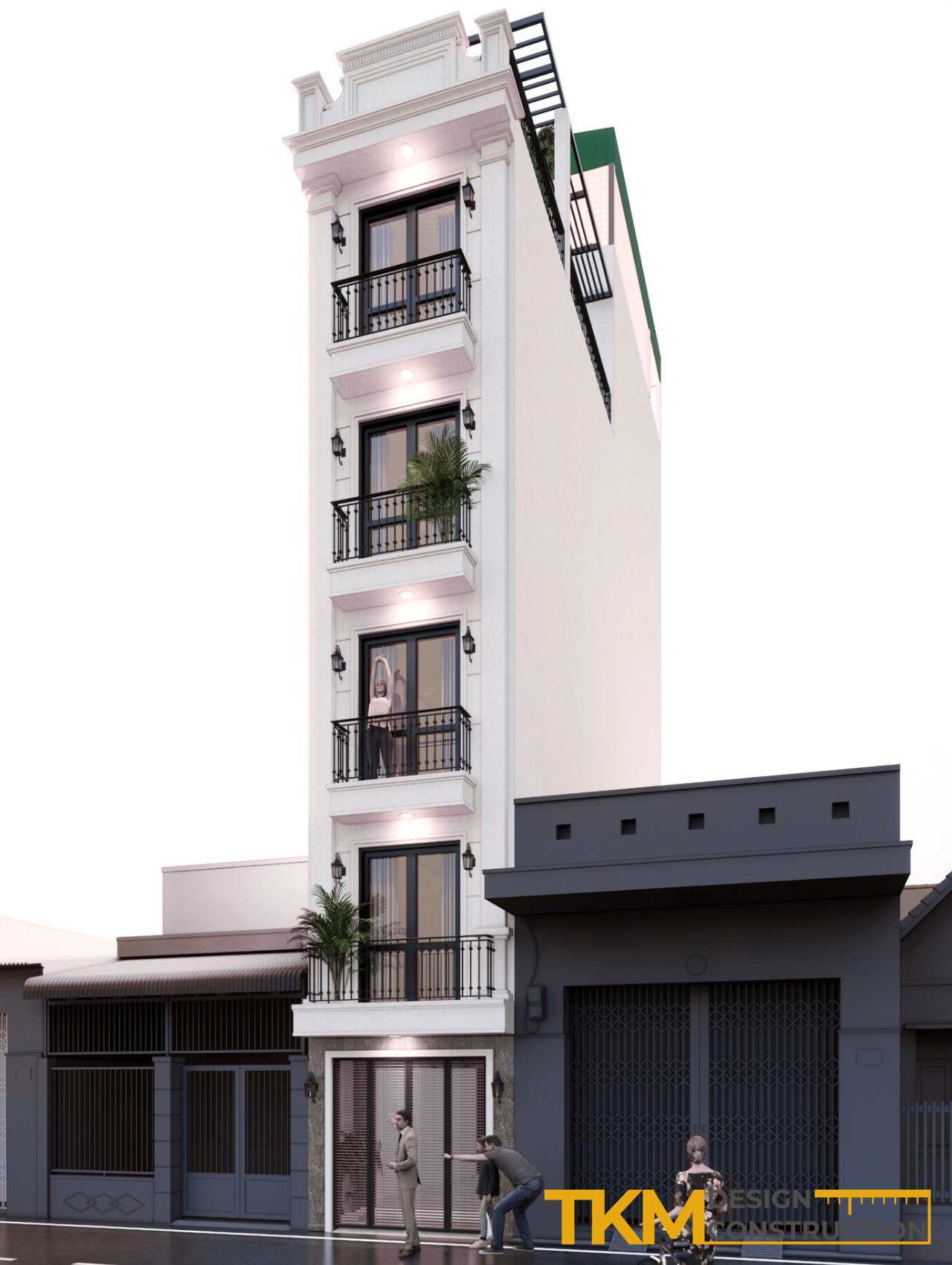 Kinh nghiệm thiết kế chung cư mini 5 tầng nên xem