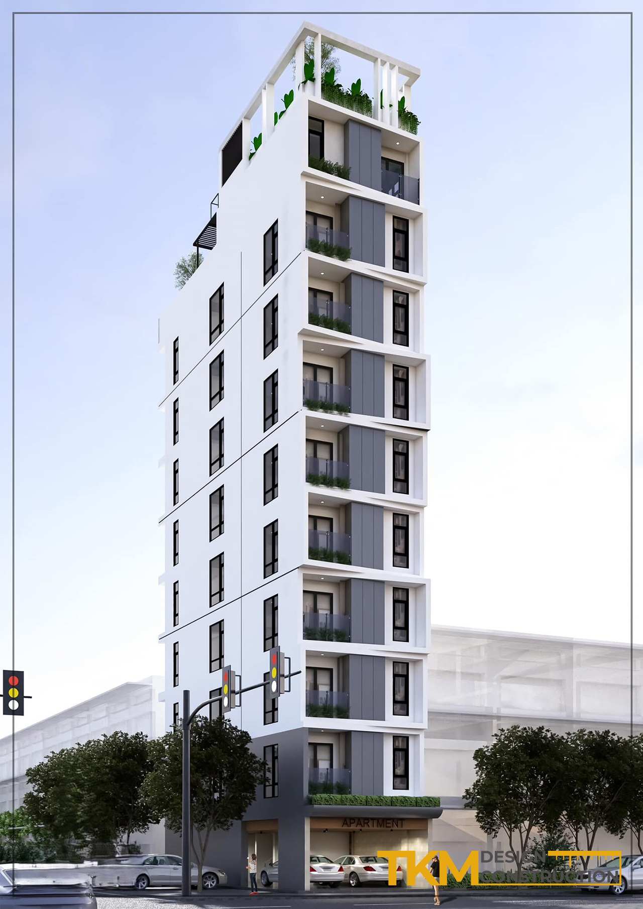 Thiết kế chung cư mini Hà Nội chuẩn quy định an toàn