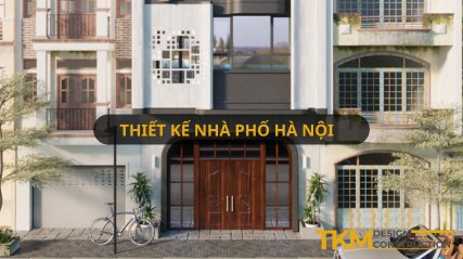 Thiết kế nhà phố Hà Nội hiện đại chuẩn phong thủy