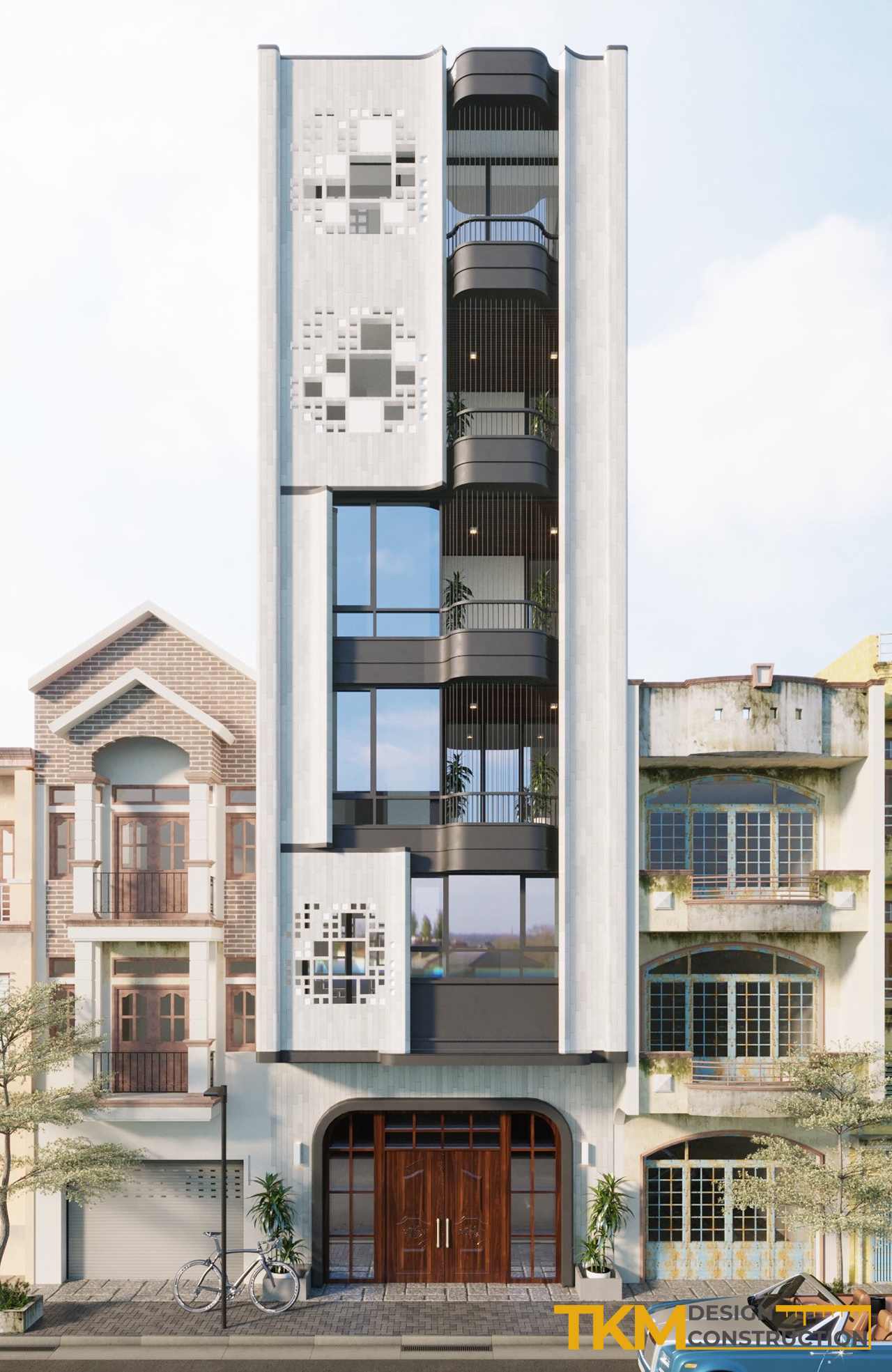 Thiết kế nhà phố Hà Nội hiện đại