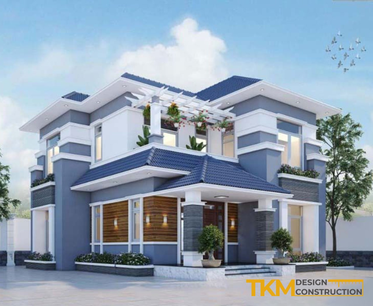 Thiết kế nhà nhiều thế hệ Hà Nội tối ưu tiện nghi và công năng