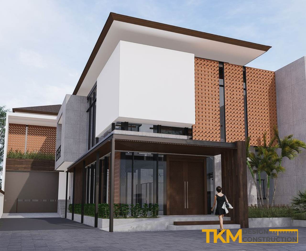 Ứng dụng vật liệu mới trong thiết kế nhà Hà Nội để tăng thẩm mỹ mặt tiền