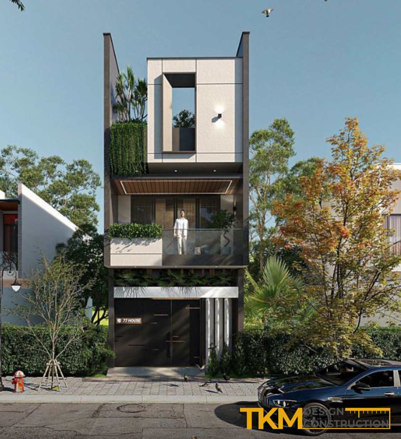 Thiết kế nhà phố xanh Hà Nội đang dẫn đầu xu hướng mới